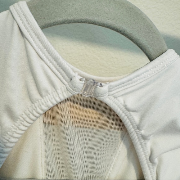 LA Designs Dancewear Jr. Child White Leotard - Picture 9 of 11